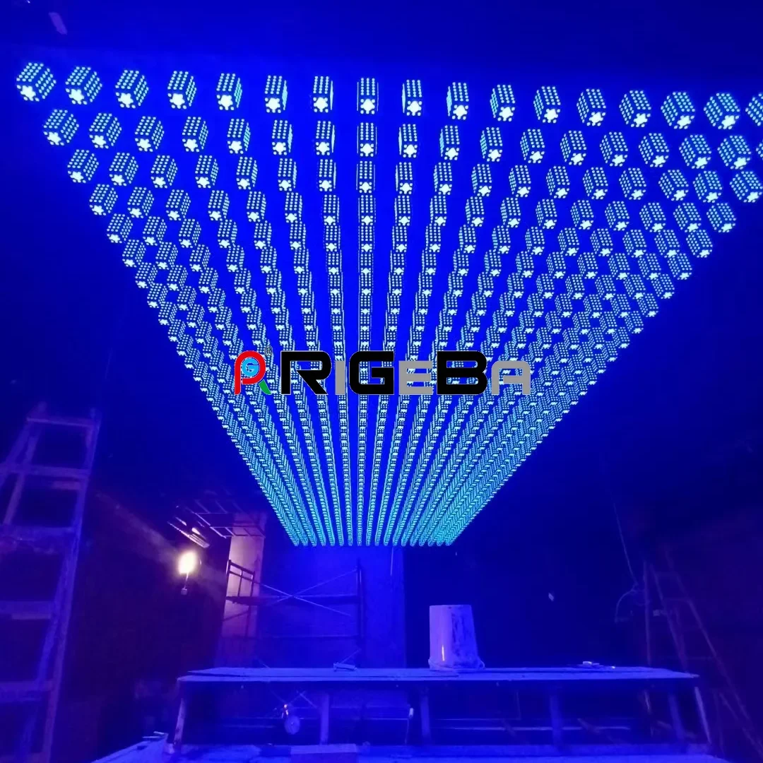 newest LED 3D  Pixel  beam Ceiling Wall Screen Background Disco Light