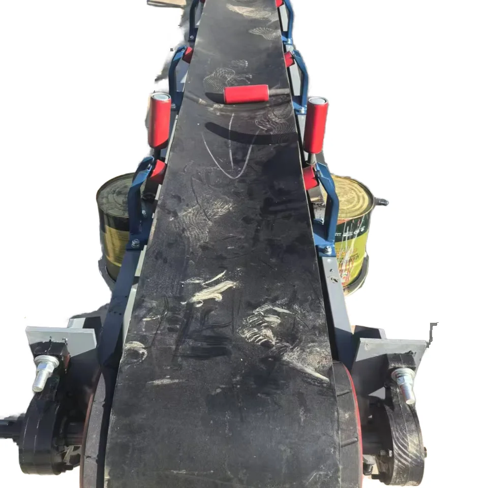 Large factories direct belt conveyor used for grain transport in stone crusher factories