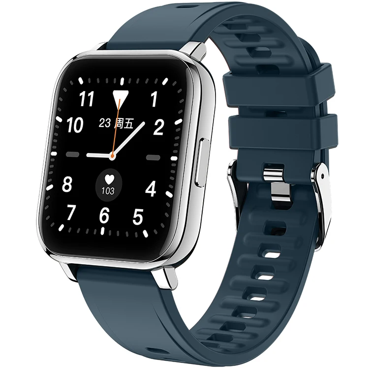 2022 Waterproof P25 Full Touch Heart Rate Blood Pressure Wrist Smart Watch for Apple Sport Watch