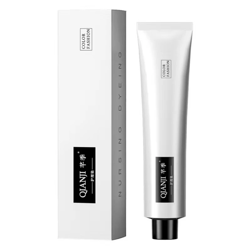 QIANJI Salon Use Colorful Peranment Hair Color Dye Cream With OEM Private Labels
