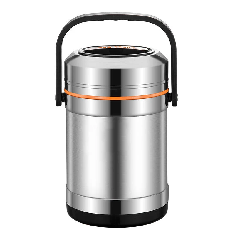 1.5L leakproof stainless steel thermos bento food container school kids vacuum insulated lunch box with handle
