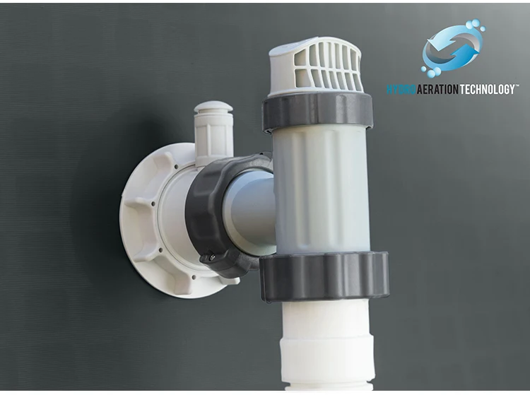 Intex 26378 Super XTR rectangular swimming pool Metal Frame Gray Plastic Above Ground Swimming Pool Water Park Set for Adults