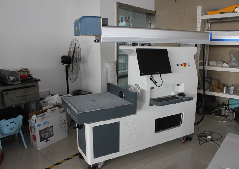 Co2 Laser Engraving Marker 100W Plwood Cloth Paper ceramic Marking Machine with 3D Dynamic focusing