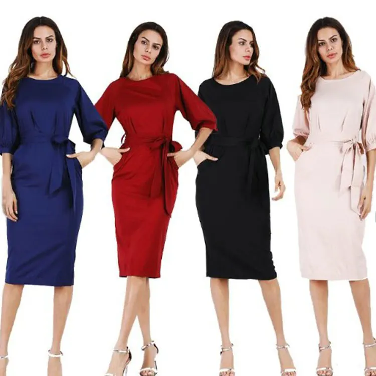 Sexy Elegant Ladies Office Dresses Style Women