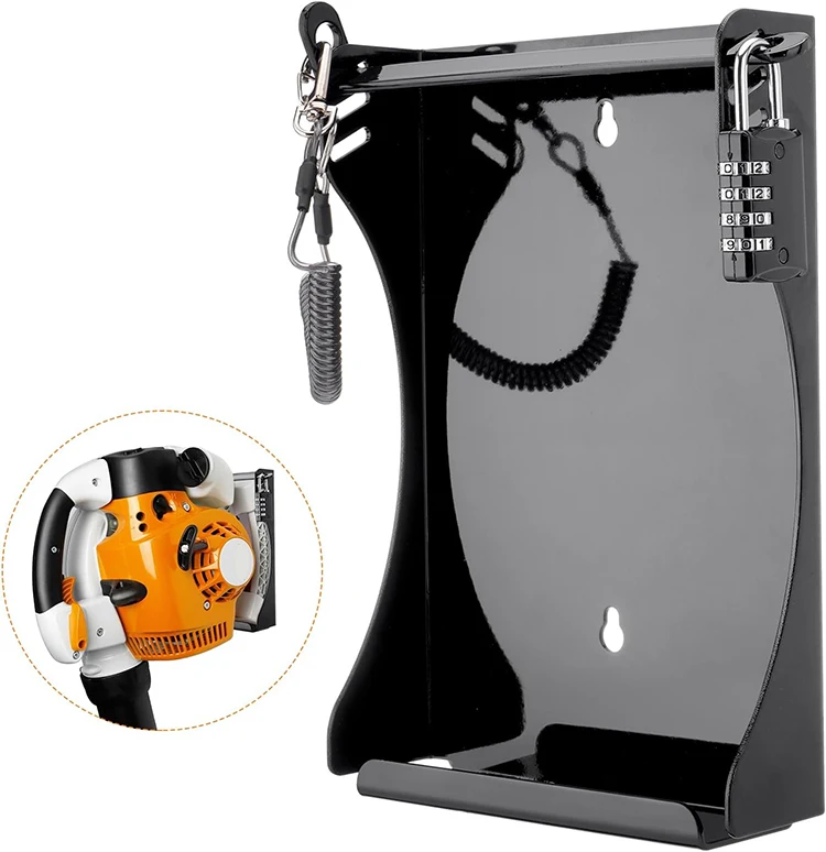 JH-Mech Convenient Storage Adjustable Mounting Stable Support Heavy duty Metal Multi-Functional Handheld Blower Rack