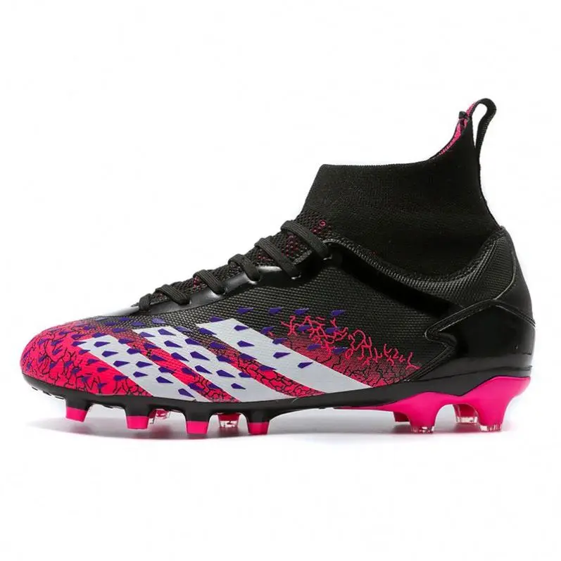 2021 New High Ankle  Cr7 Mercurial Superfly Sports Turf Futsal Indoor Soccer Shoes Cheap Rubber Sole Football Boots For Men OEM