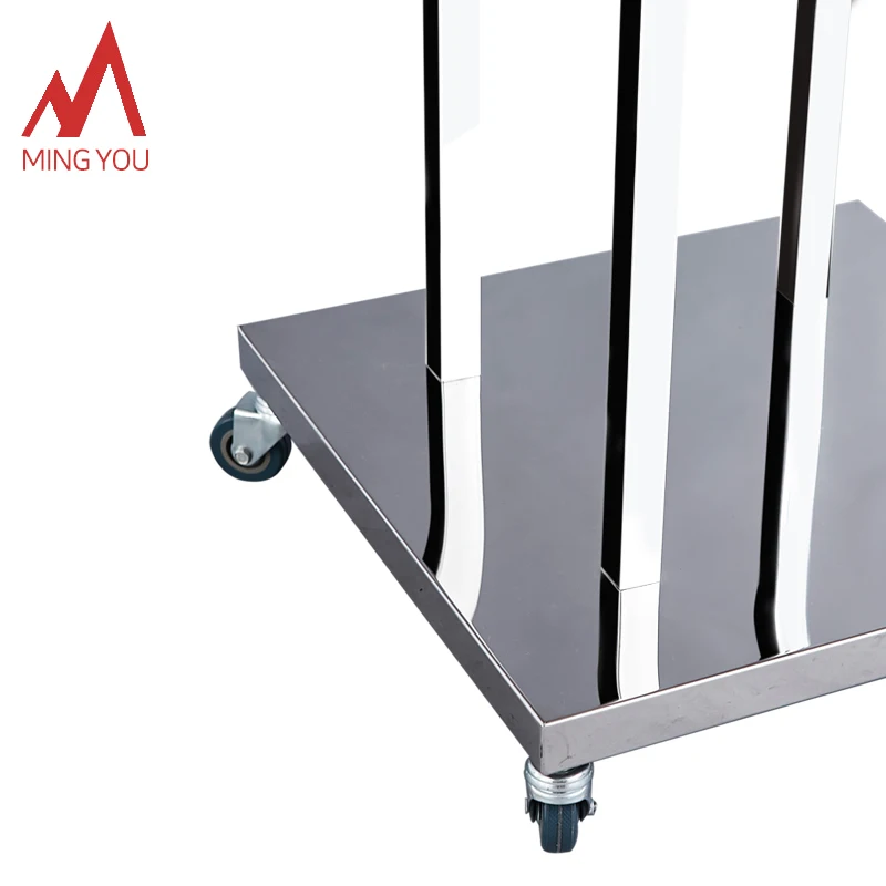 Индивидуальная модная металлическая подставка для магазина женской одежды розничного Золотая Подставка