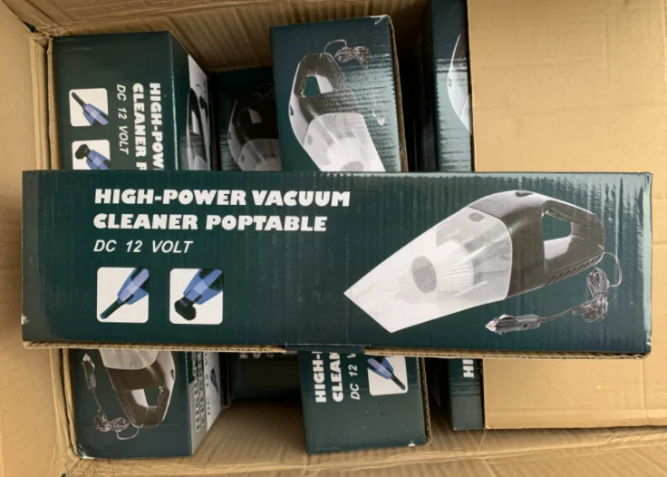Factory price hand vacuum cleaner car mini portable 12v car vacuum cleaner High Suction Wet and dry Auto Car Vacuum Cleaner