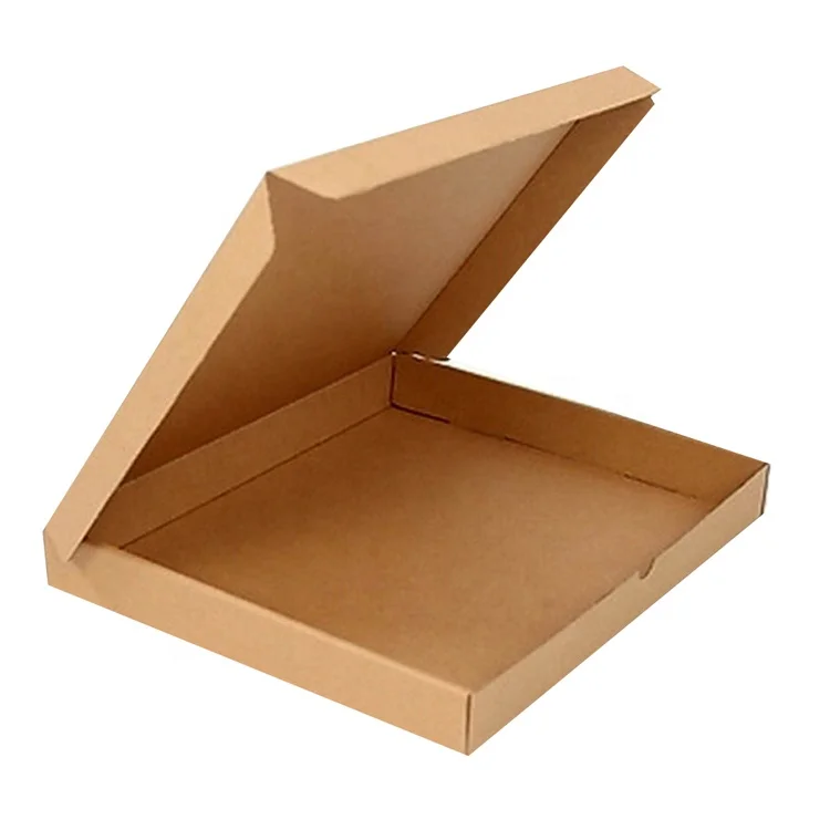 Wholesale Custom Logo Printing White Corrugated Pizza Food Box Bio Material Carton Snacks Candles Candies Display Foil