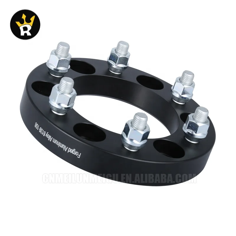 
6x6.5' PCD 6x139.7 CB 108MM Thickness 25mm 12X1.5 Forged Alloy T6 6061 Car Wheel Spacer 