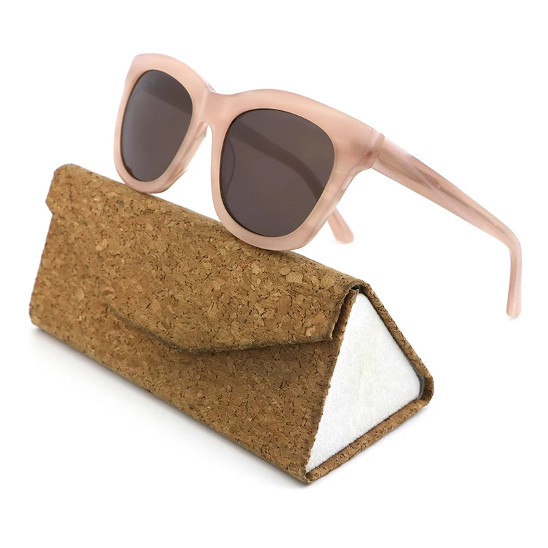 Пользовательская Толстая ацетатная оправа Роскошные прямоугольные женские поляризационные итальянские экологически чистые ацетатные солнцезащитные очки