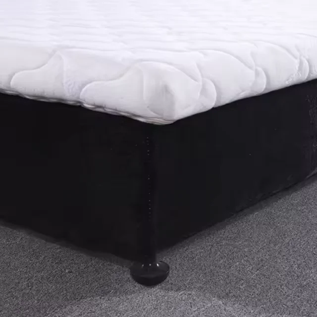 Custom Temperature Regulation Negative Ion Natural Latex Mattress Topper Cooling Memory Foam Mattress Pad with Zipper Cover