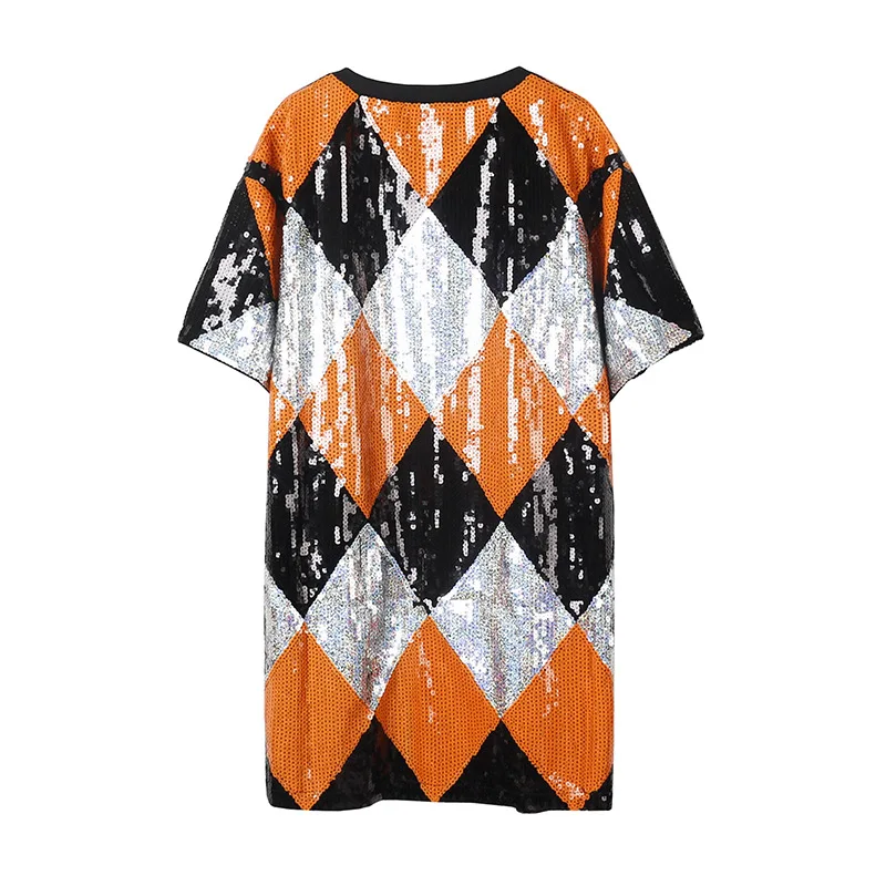 YIZHIQIU Custom Wholesale Long Sequin Jersey Dress Maker