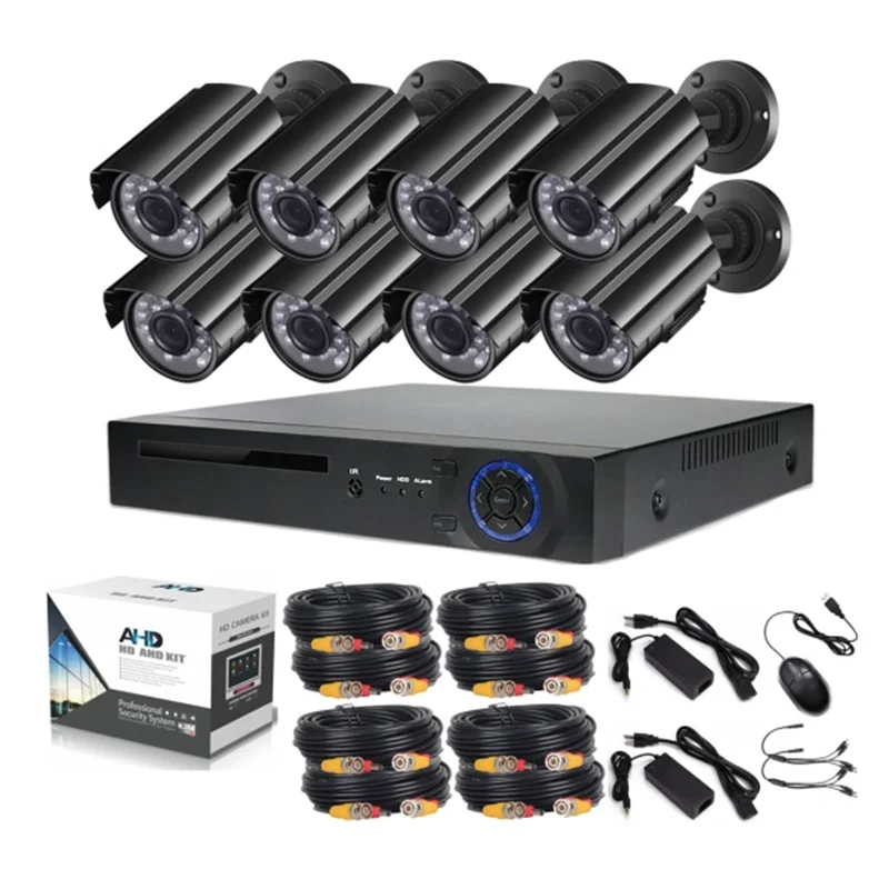  2MP 8CH JC 2020 Новый AHD cctv DVR камера система безопасности комплекты камер