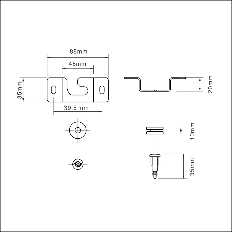 Factory Fixed Simplicity 800*600 mm up to 80 inch TV Wall Mount Bracket Support