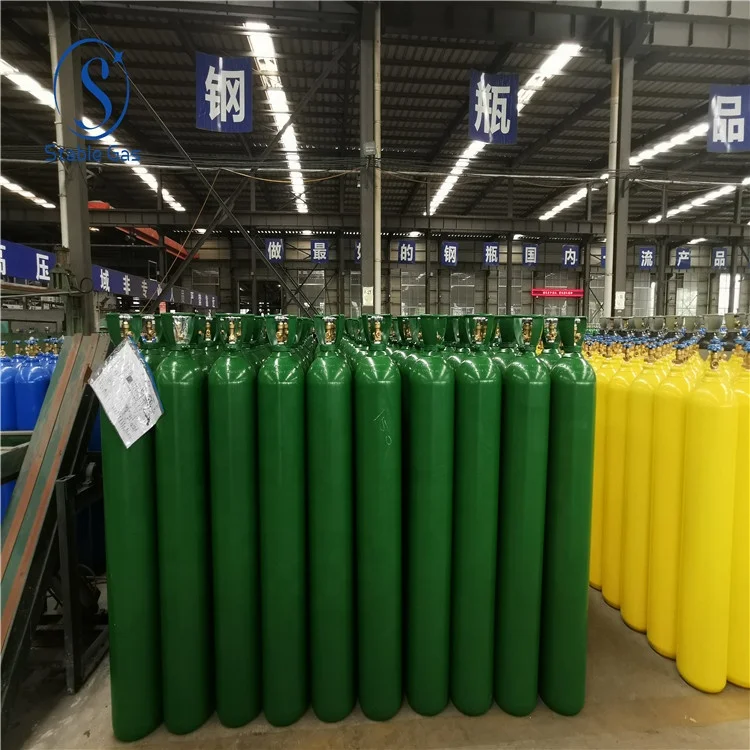 High Pressure 40L Argon Gas Cylinder Price High Purity Industrial 99.999% Argon Gas Prices