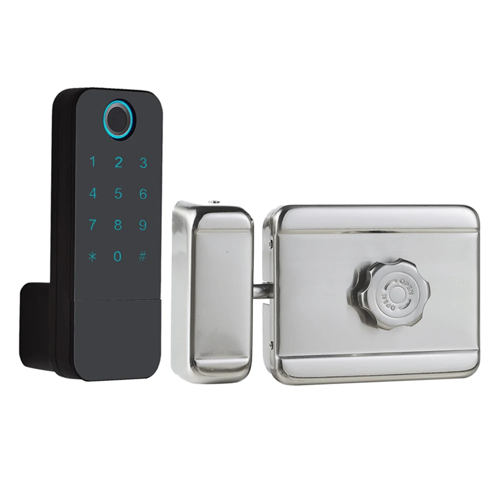 Waterproof wireless Keyless Fingerprint Password Security remote Remote control outdoor door lock