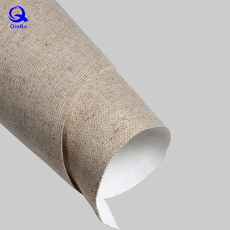 Paint White Painting Hand-painted Linen Creativeatte Handmade Diy Digital Color Hot Sale Products Acrylic 380gsm 1 Roll 40m/50m