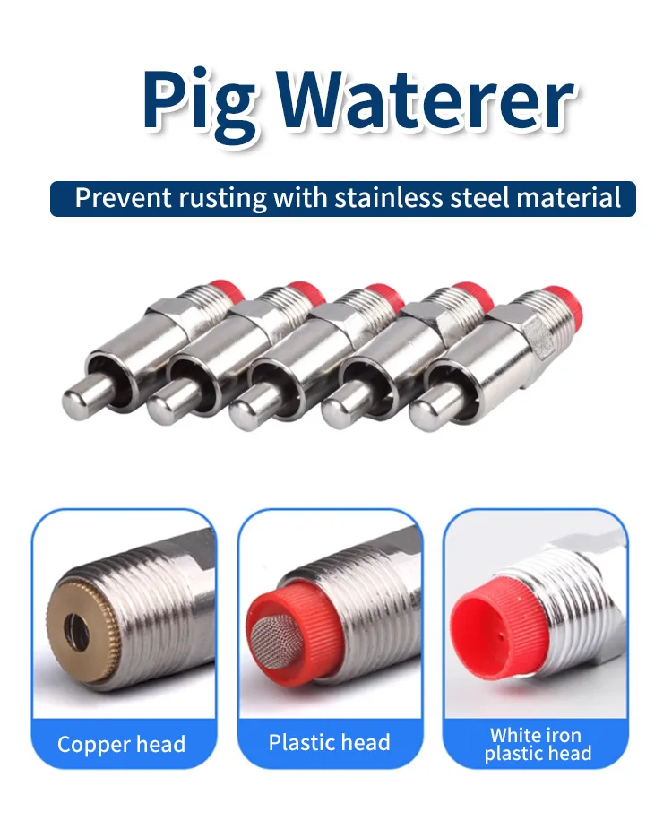 Breeding Products Water Feeder with Water Mouth for Pigs & Poultry