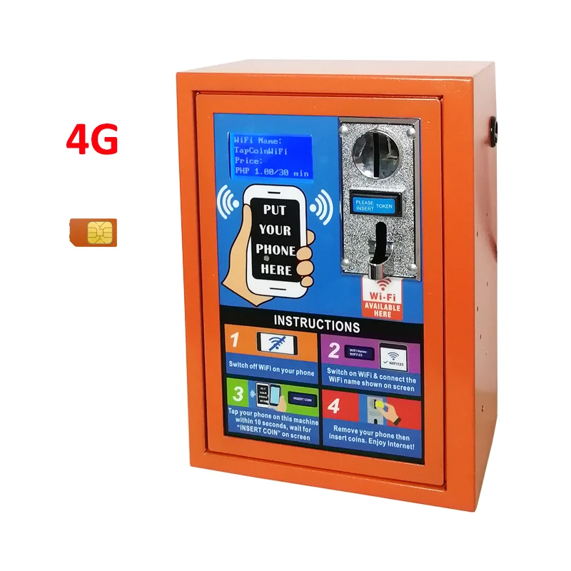 2022 New Technology 4G Coin Operated Machine Business Vandal-Proof Maquina WiFi Cheap Vending Machine