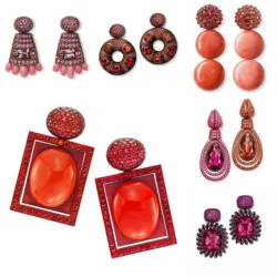 cameo accesorios cameo agate pendant earring  vintage cameo