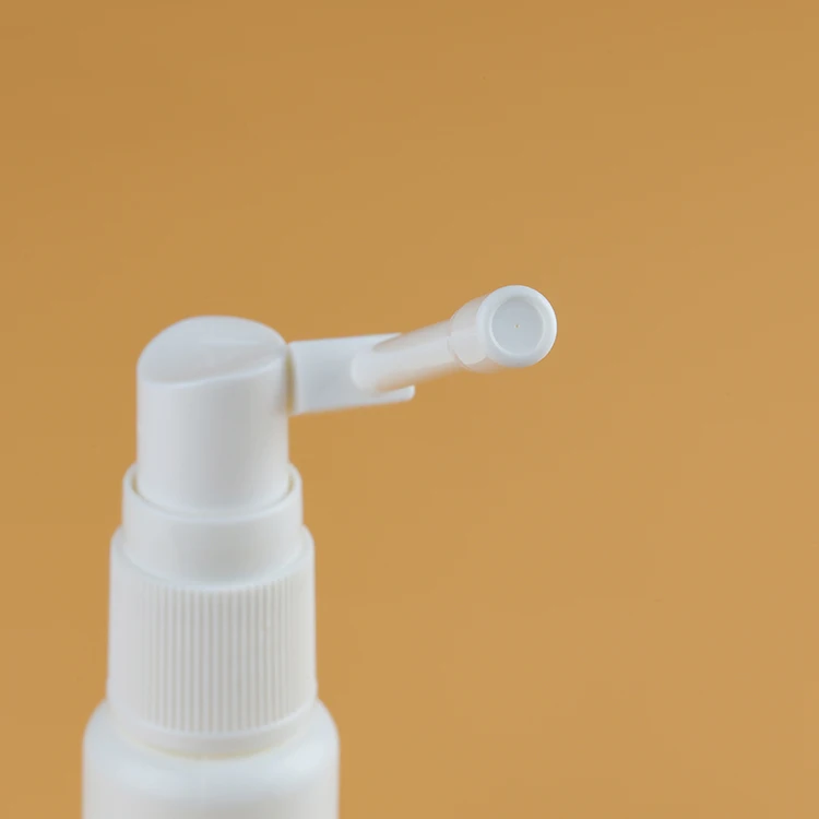 20ML PP Medical Throat Sprayer Oral Plastic Nasal Sprayer With Throat Use Mouth Long Nozzle Mist Bottle Cap Hdpe Spray Bottle