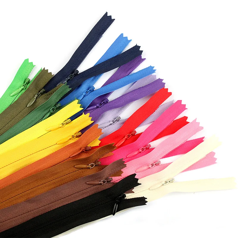 Factory Price Custom Colorful Close End Zipper Hidden Invisible Metal Zipper