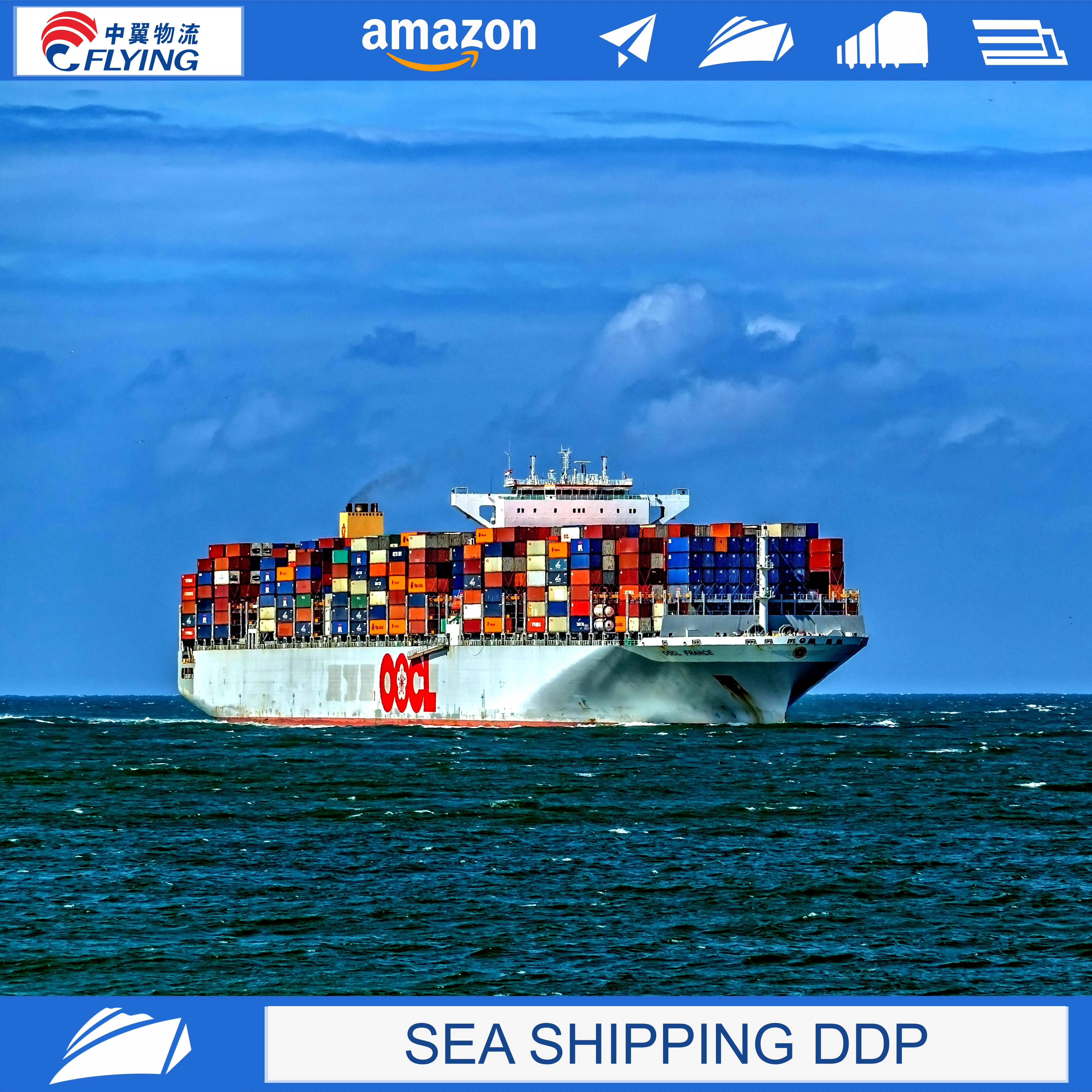 China Shenzhen Guangzhou Shanghai sea freight forwarder  shipping ddu ddp service
