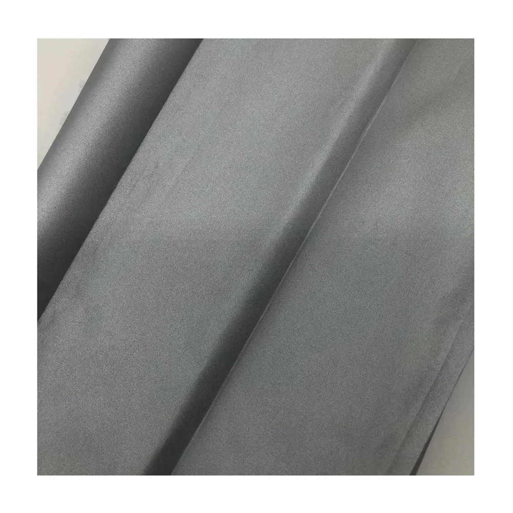 Cloth Material Supplier 100 Polyester Taffeta  High Technology  PA/AC Coated Silver Coated Polyester Taffeta Fabric