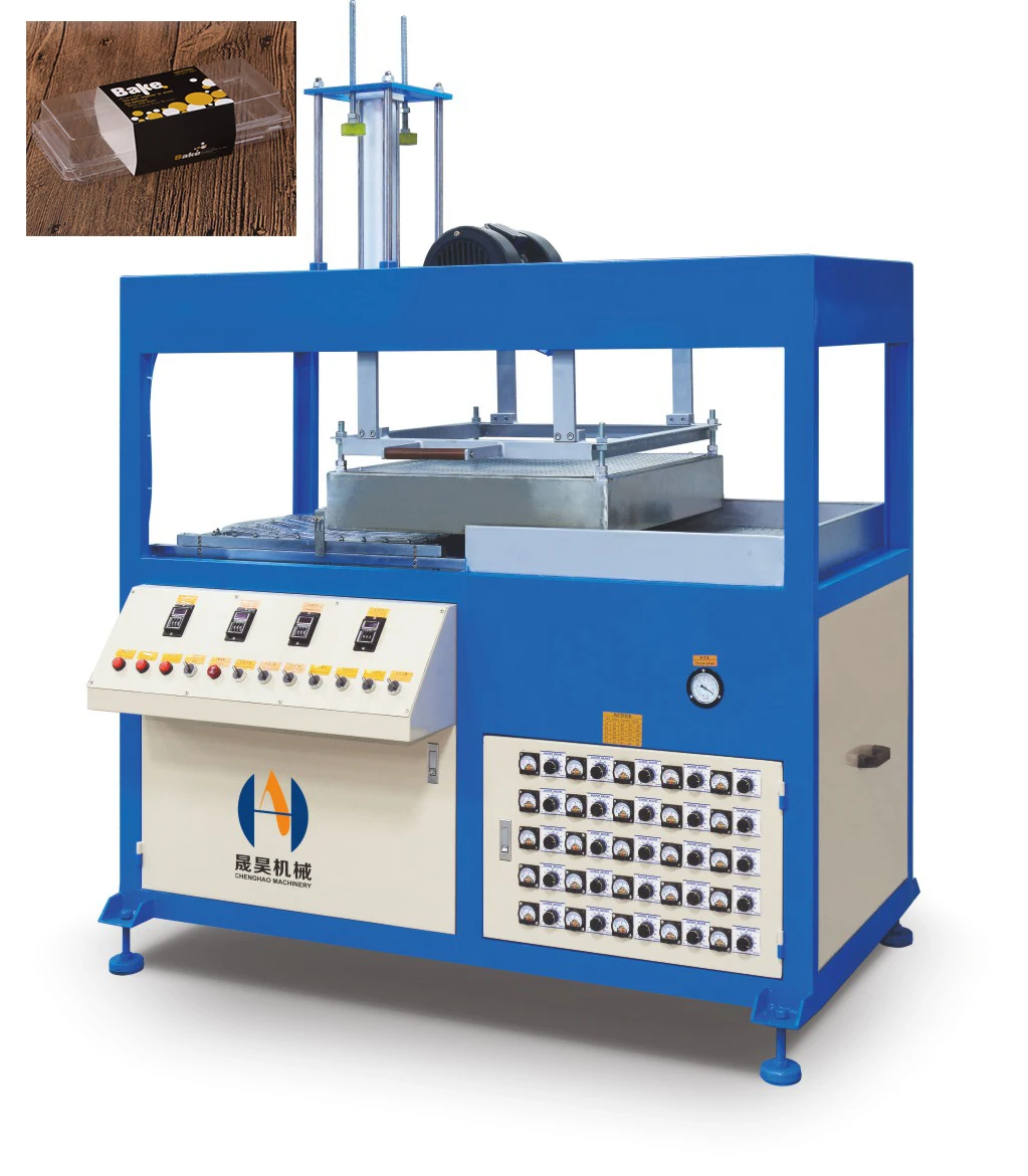 Прямые продажи с завода пластиковая вакуумная формовочная машина Термоформовочная Машина для пластиковых лотков коробки тортов