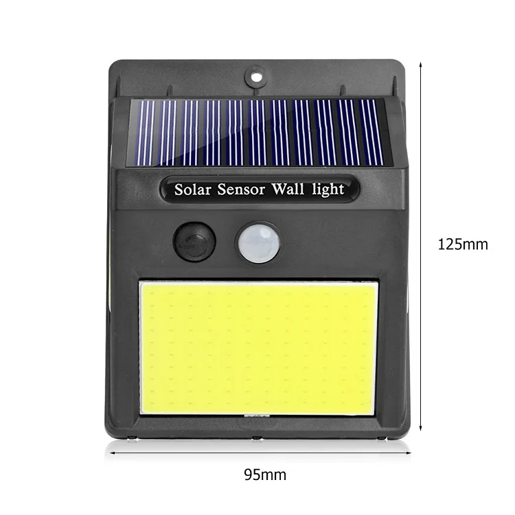Balcony Courtyard Lighting Outdoor Waterproof Wall Mounted Motion Sensor Solar Street Lamp 6W Solar Energy Led Garden Light
