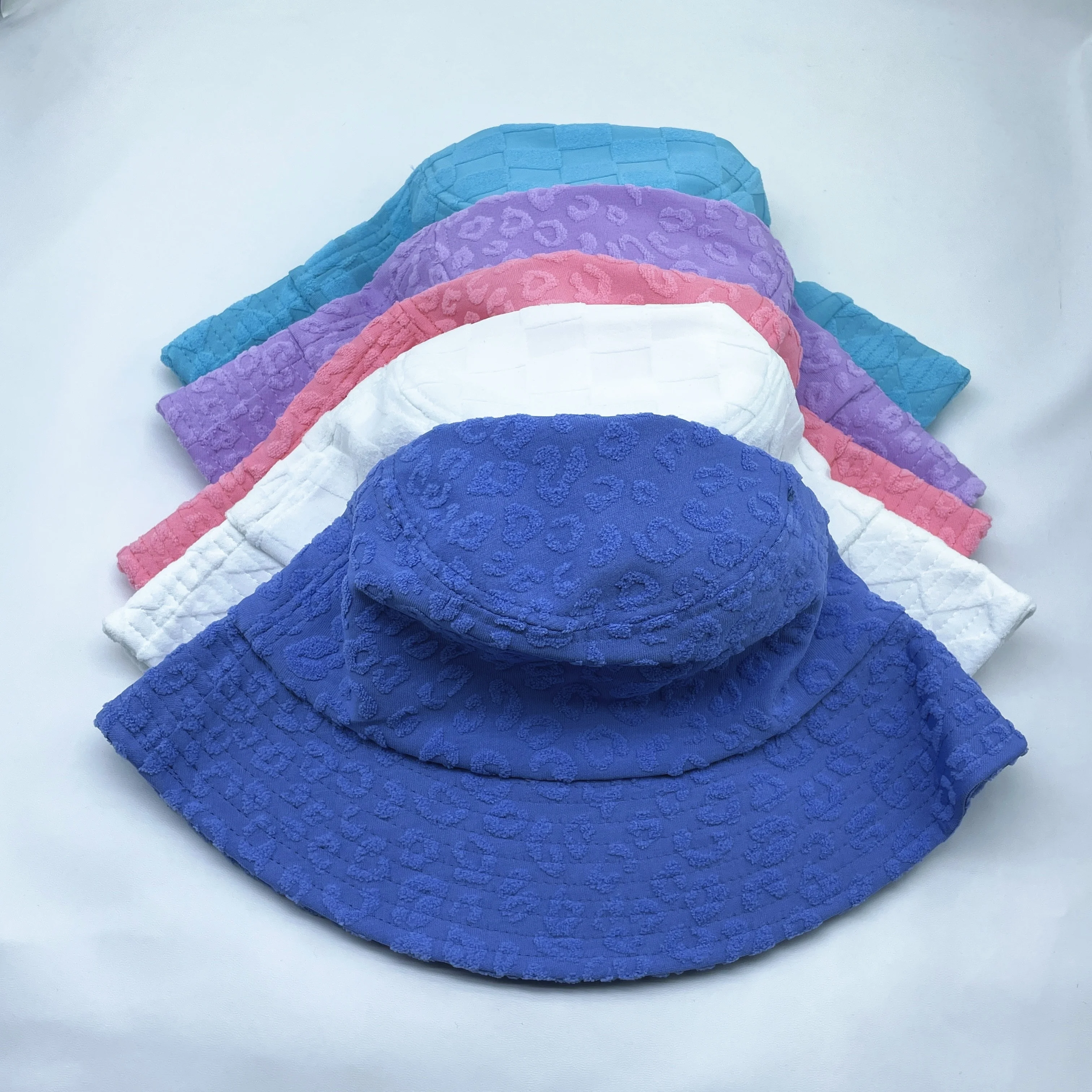 Custom New Design Polyester Fibre Colorful Bucket Hat Outdoor Custom Bucket Your Own Logo Hats
