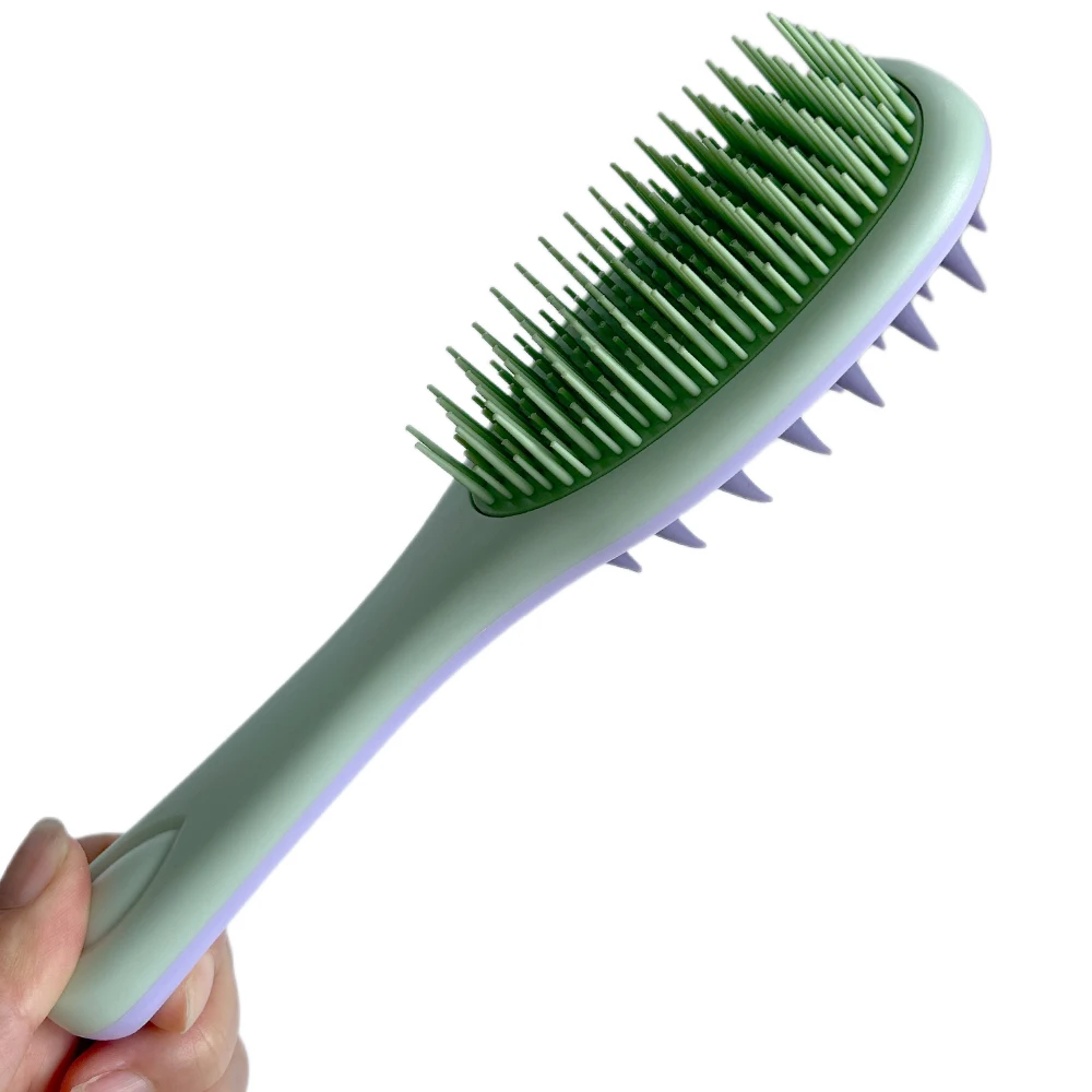 New design professional beauty hair styling straightening hair brush double side