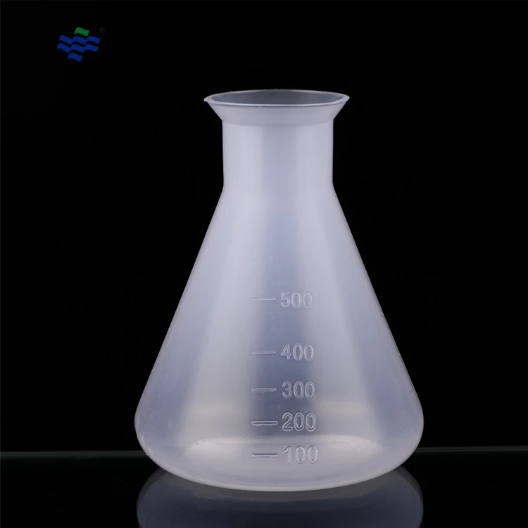 Laboratory 125ml Erlenmeyer Flasks Plastic for General Laboratory Mixing, Preparation and Storage