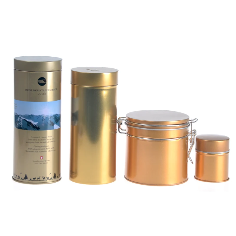 Customized chinese food packaging making machine tin can tea tin box
