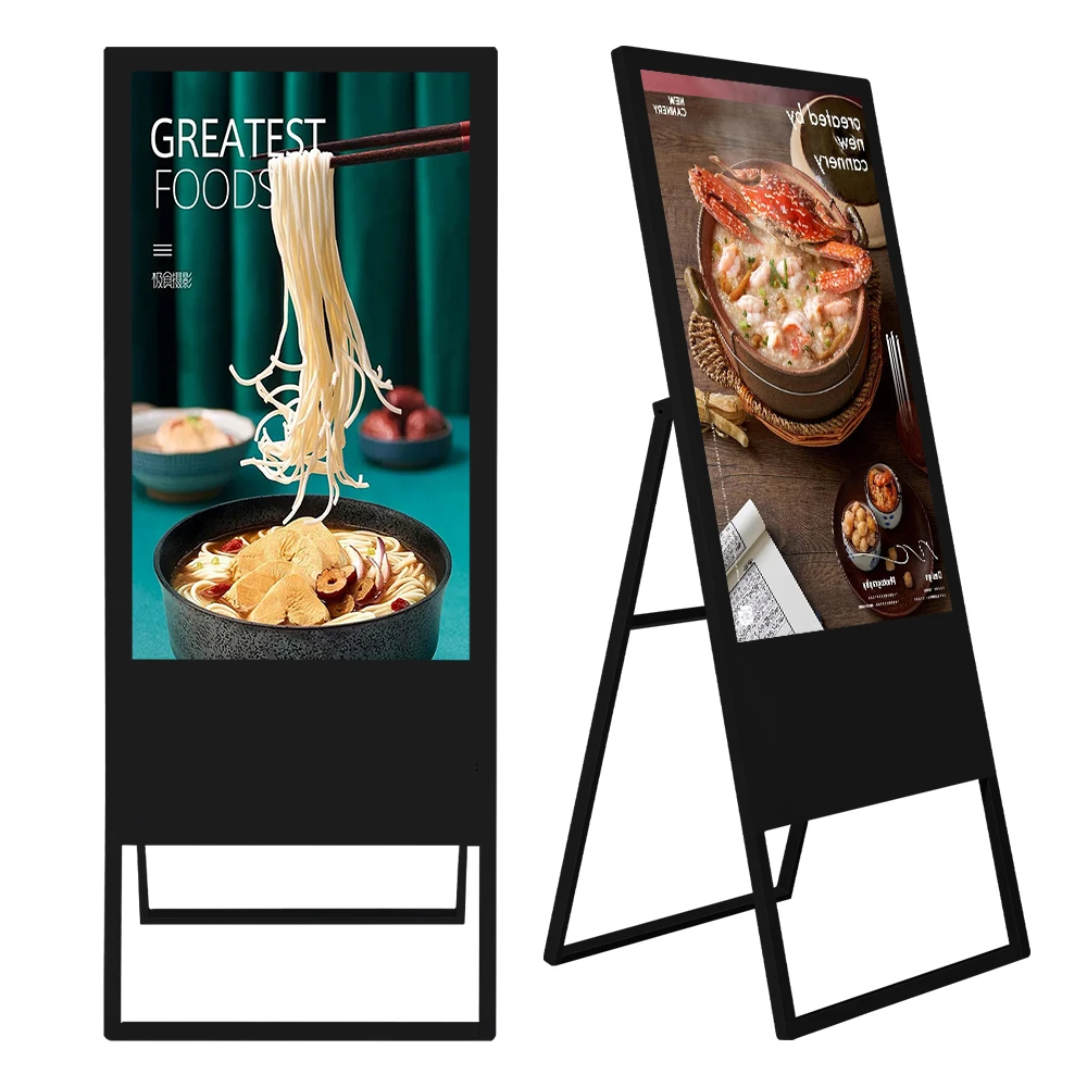 32 inch advertising poster display digital signage monitor touchscreen totem lcd display advertising monitor for restaurant