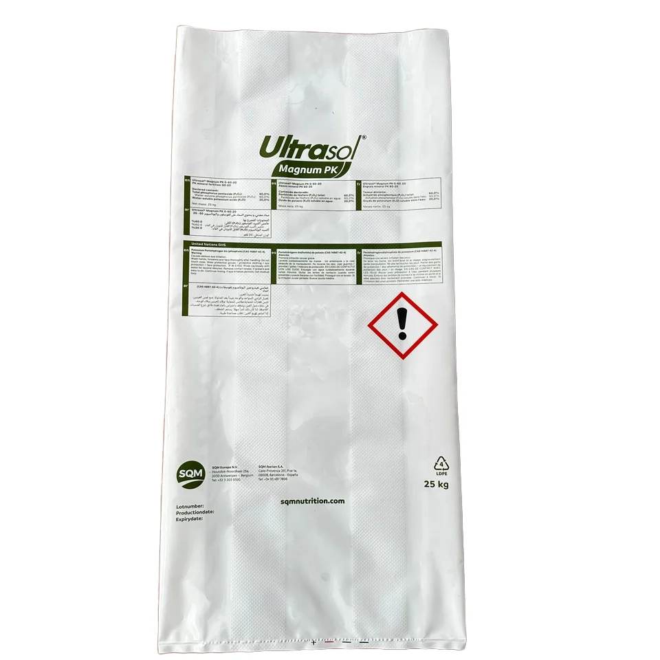 25 кг PE тяжелый мешок высокотемпературные устойчивые армированные промышленные пластиковые гранулы применения