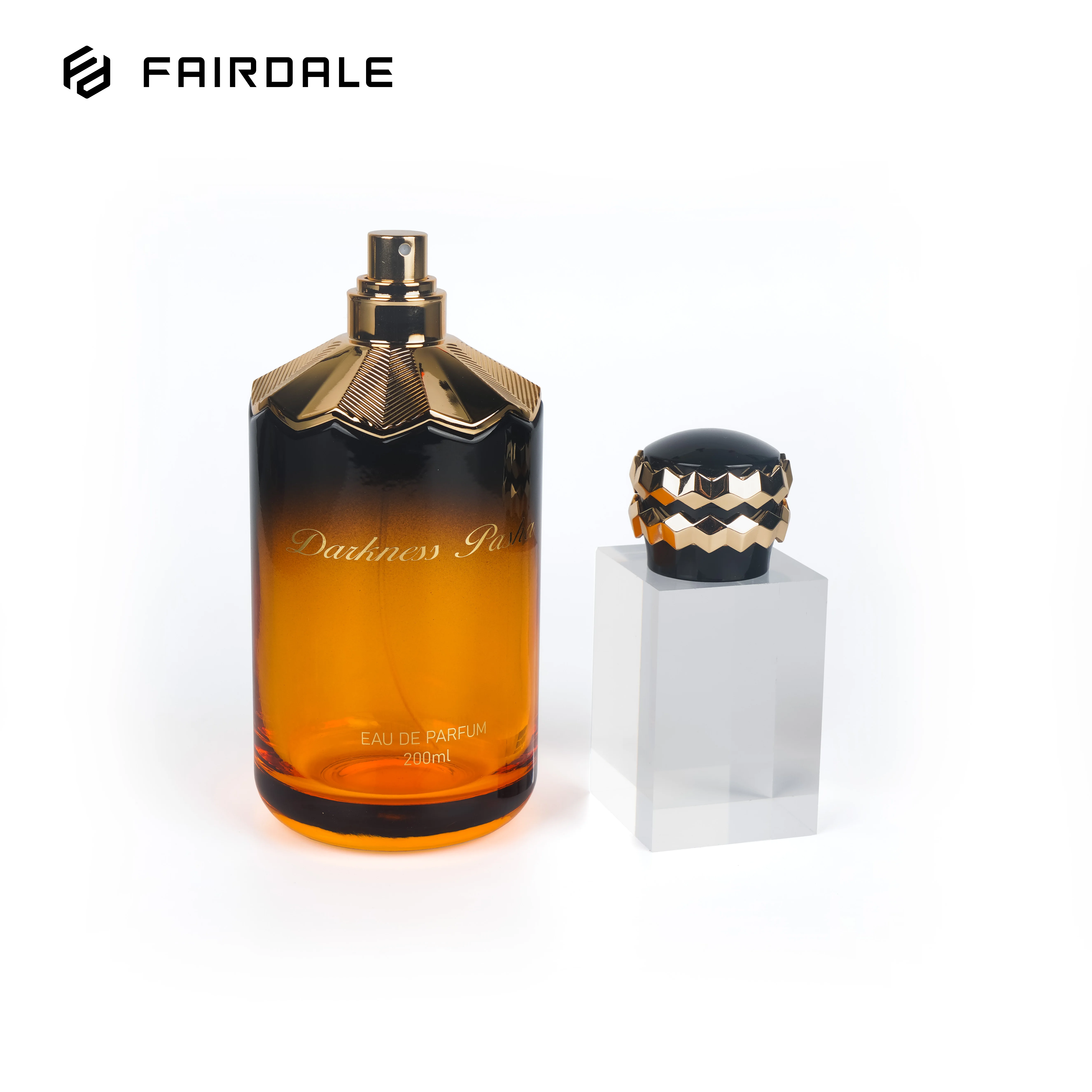 High End Unique Customize 100ml 200ml Spray Empty Refillable Glass Perfume Bottles With Box Packaging