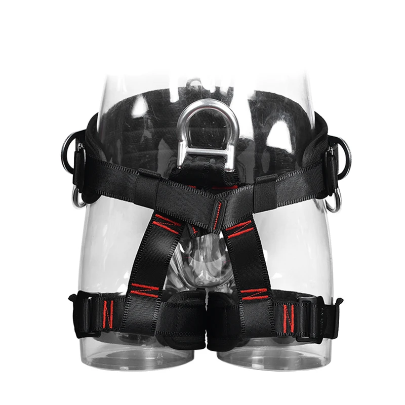 Hot Sale Personal Protective outdoor Equipment Polyester Climbing Harness Safety Belt with Waist Support for Rescue