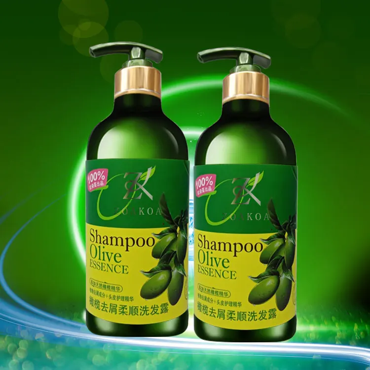 OEM Pure Private Label 750ML Hair Repairing Moisturizing Hair treatment Olive Oil Shampoo