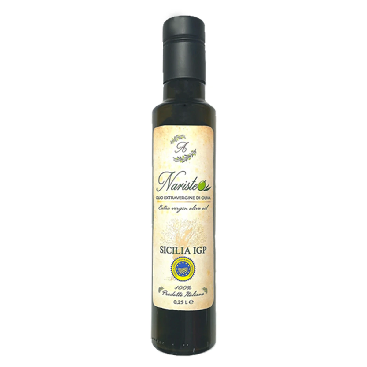 Organic Extra virgin Olive Oil Top Quality Made In Italy Easy To Storage 250ml From Sicily Naristeo