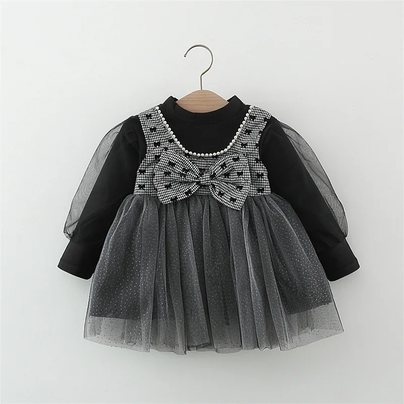 new designs fashion baby girls lace dress for 1-6 years