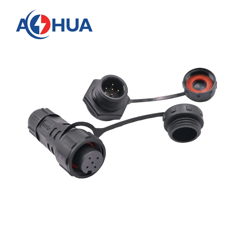 M16 Circular Panel Mount Connector Male Plug Female Connector 2 3 4 5 6 Pin 300V 110V 10A 5A IP67 Connector