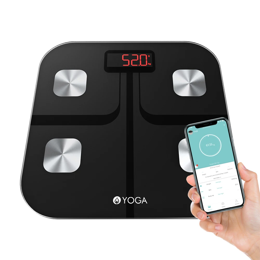 New Product Fitness Gym Mass Body Index And Human Weight Water Calorie Body Fat Scale