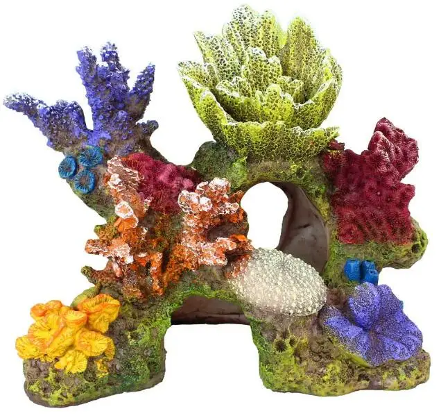Коралловые украшения из полирезины аквариумный коралловый декор для аквариума украшение 6 3/5x3 7/10x5 1/2