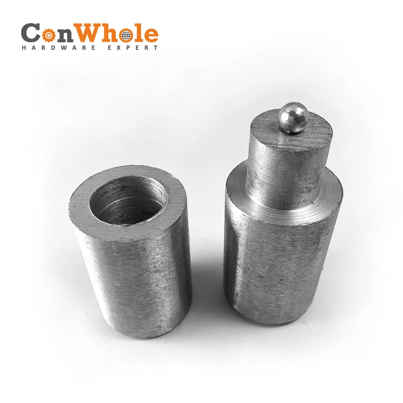 Heavy Duty Steel Weld On Bullet Gate Hinge for Metal Swing Door Trailer Ramp Gate Windows Ball Bearing Detachable Hinges