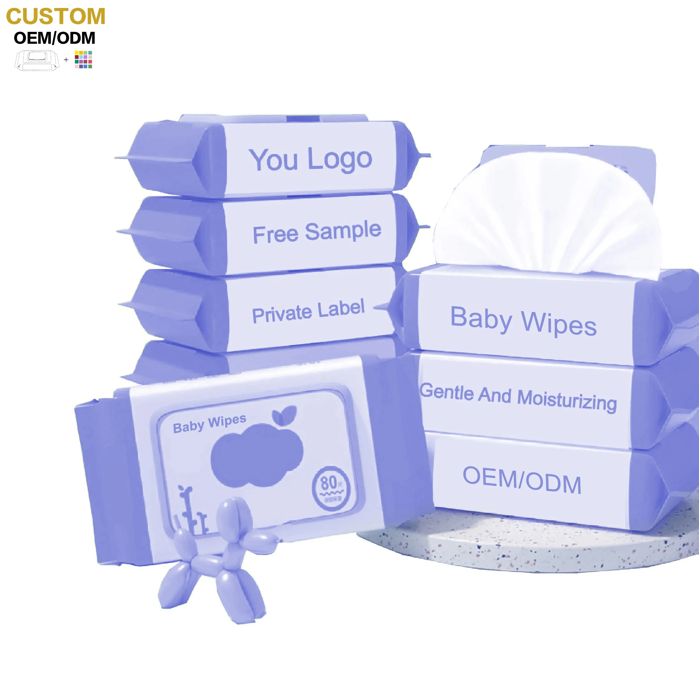 80 шт. детские салфетки