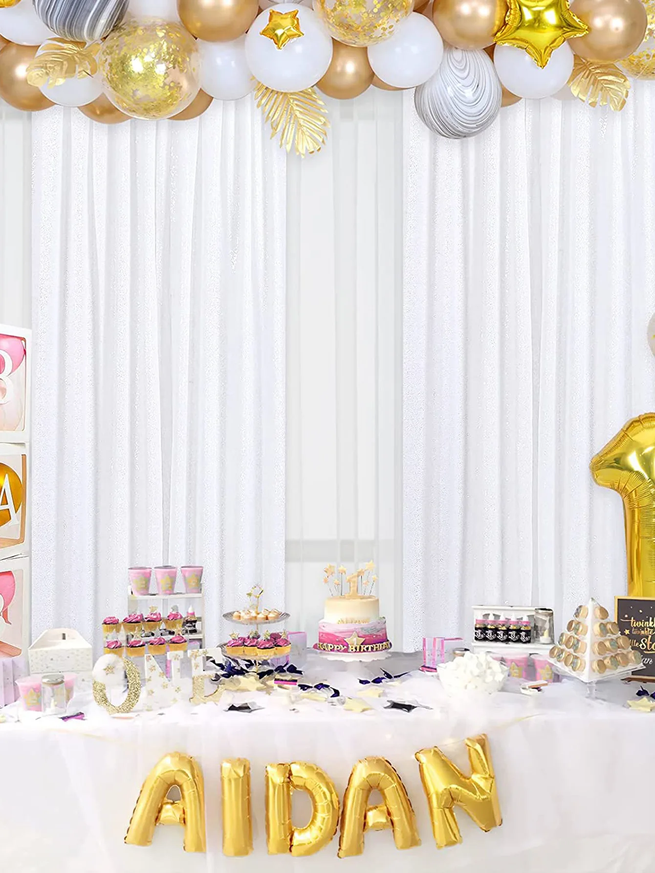 Hot Sale Sequins Backdrop Birthday Party Background Decoration Wedding Glitter Embroidery Stage Decoration Curtains