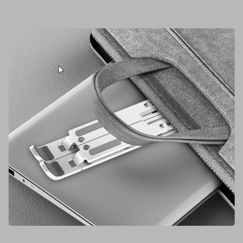 ZN3 Portable Adjustable Laptop Stand Bracket Notebook Holder Cooling Riser Desk Laptop Stand With Phone Stand