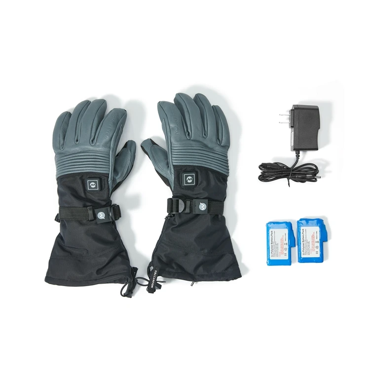 Custom Constant Temperature Outdoor Winter Waterproof Warm Mens Electric Snow Heated Gloves